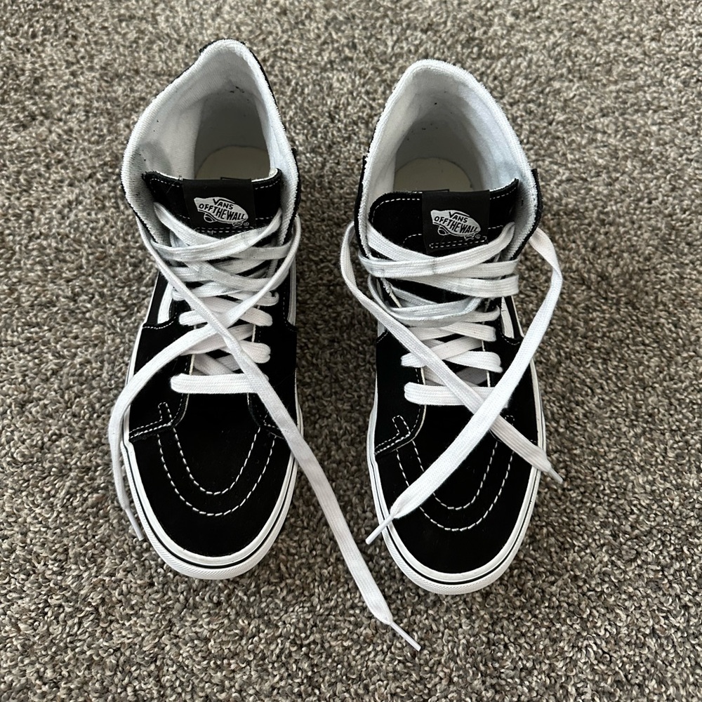 High top platform vans size 9 women’s